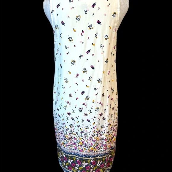 * ❤️OLD NAVY SPRING/SUMMER FLORAL PRINT SLEEVELESS DRESS XSMALL - Picture 5 of 8